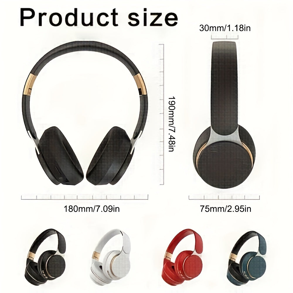 Cuffie wireless over-ear 07S con bassi surround, design pieghevole, batteria da 400 mAh - compatibili con la modalità wireless, supportano le modalità cablata/scheda TF/radio, ideali per sport, giochi, fotografia e altro, cuffie wireless
