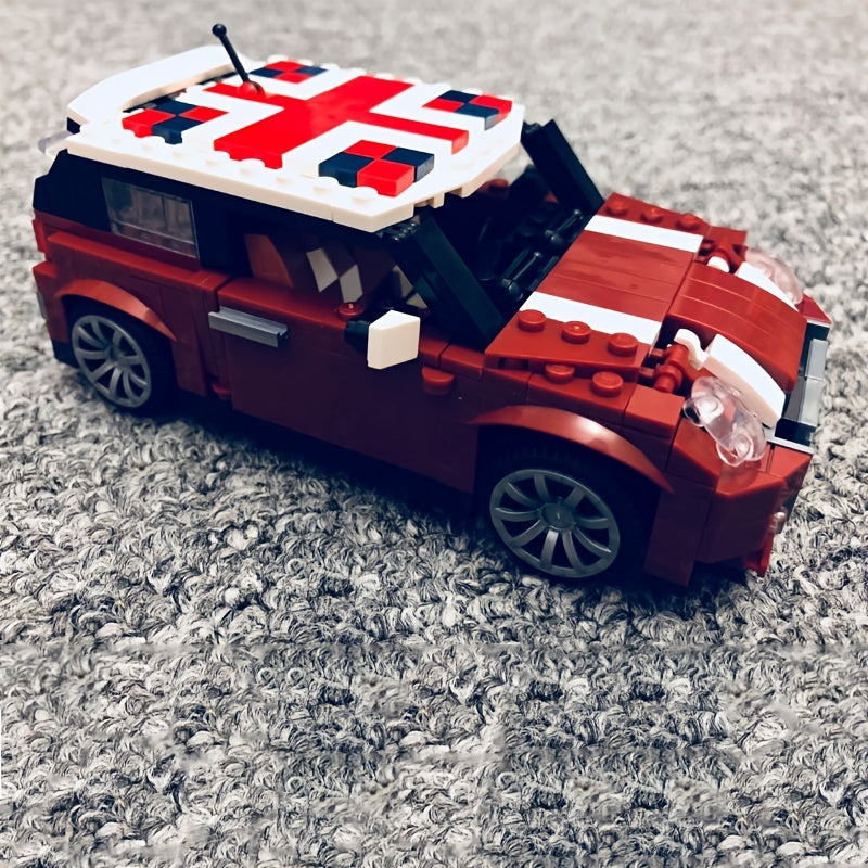 Build Your Own Mini Cooper Car with LOZ Small Particle Building Blocks! halloween, christmas gift