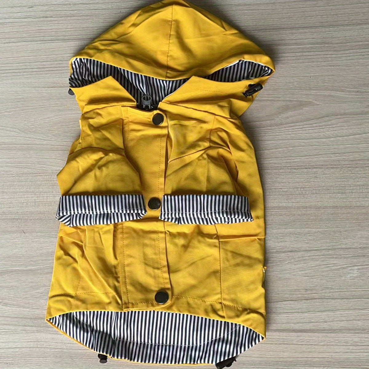 Keep Your Pet Puppy Warm & Dry With This Stylish Striped Rain Jacket! Christmas Gift