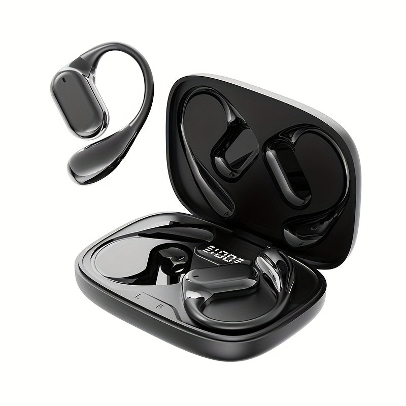 Cuffie da gioco wireless on-ear di nuovo stile 2025, auricolari video TWS HIFI Bass 9D stereo HD per chiamate, auricolari per Android, iPhone, cellulari, auricolari sportivi, cuffie intelligenti