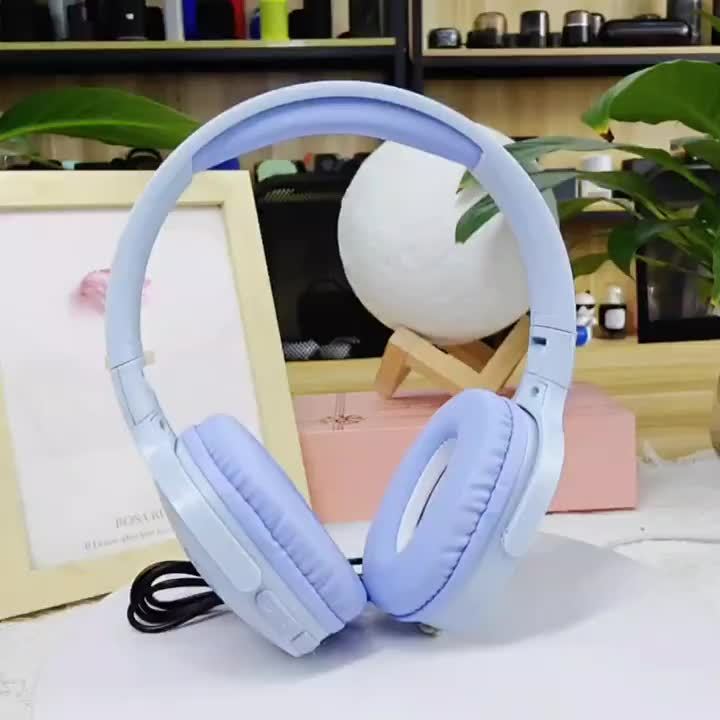 Cuffie wireless over-ear GENAI P2961 - 20 ore di riproduzione, comode e pieghevoli, connettività wireless, microfono con cancellazione del rumore, custodia di ricarica USB, ideali per viaggi, casa, ufficio - design bianco elegante