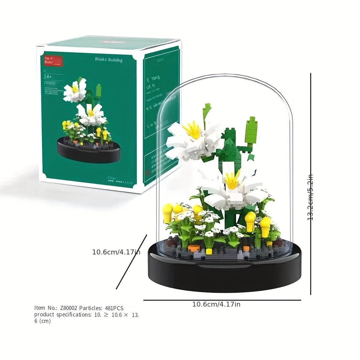Costruisci il regalo perfetto per San Valentino: set di mattoncini compatibili Immortal Flower Rose Girl! Regalo di Pasqua, regalo di Pasqua, regalo di Natale e Halloween.