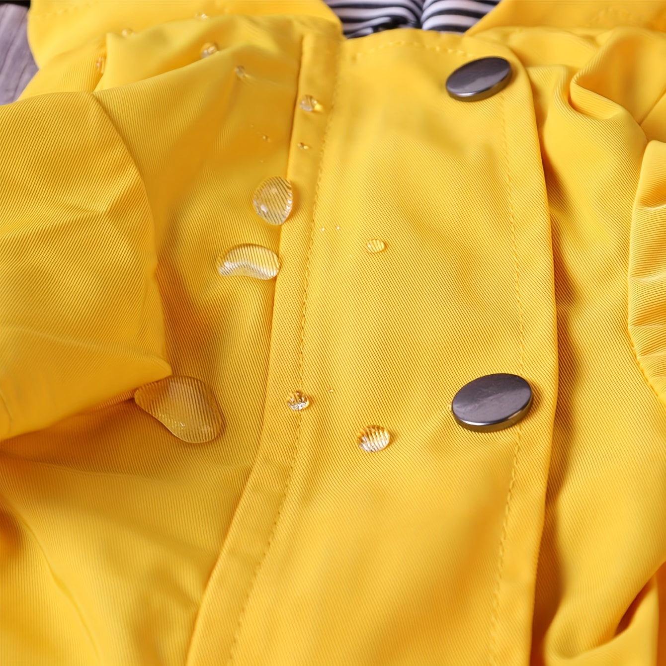 Keep Your Pet Puppy Warm & Dry With This Stylish Striped Rain Jacket! Christmas Gift