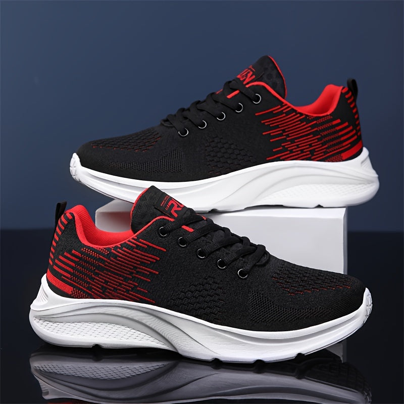 Men's Breathable Lightweight Sneakers: Trendy, Comfy & Anti-Skid - Perfect for Walking!