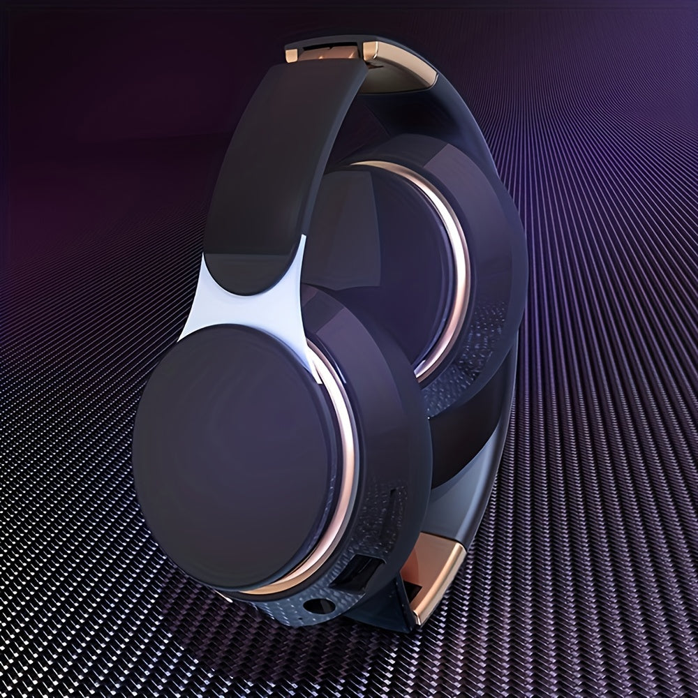 Cuffie wireless over-ear 07S con bassi surround, design pieghevole, batteria da 400 mAh - compatibili con la modalità wireless, supportano le modalità cablata/scheda TF/radio, ideali per sport, giochi, fotografia e altro, cuffie wireless