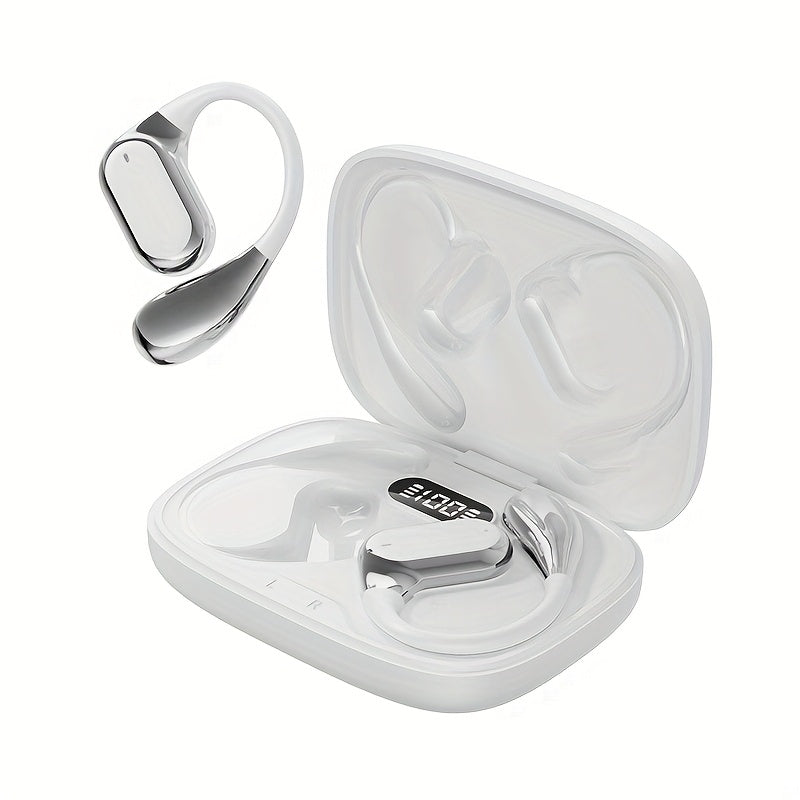 Cuffie da gioco wireless on-ear di nuovo stile 2025, auricolari video TWS HIFI Bass 9D stereo HD per chiamate, auricolari per Android, iPhone, cellulari, auricolari sportivi, cuffie intelligenti