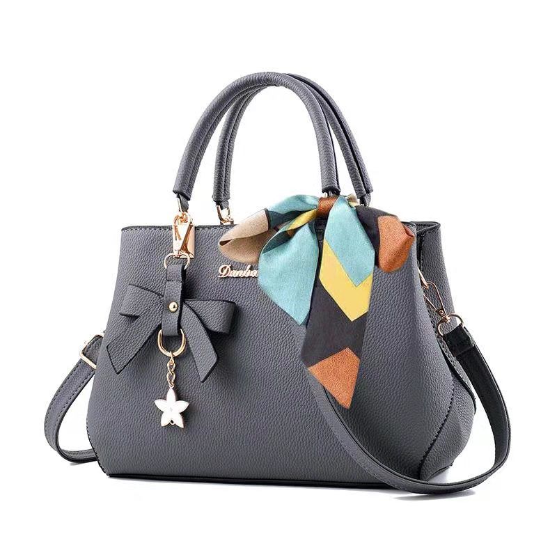 Borse con fiocco per donna, borsa a tracolla alla moda con portamonete, borsa a tracolla con manico superiore per l'ufficio