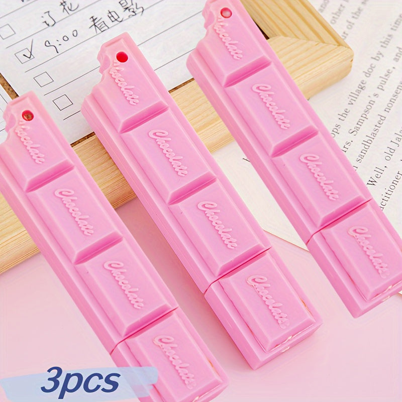 Penna a sfera con ricarica nera al cioccolato, simulazione di cibo, penna per scrivere, forniture per cancelleria, penna a sfera con ciondolo in corda, portatile e indossabile, carina