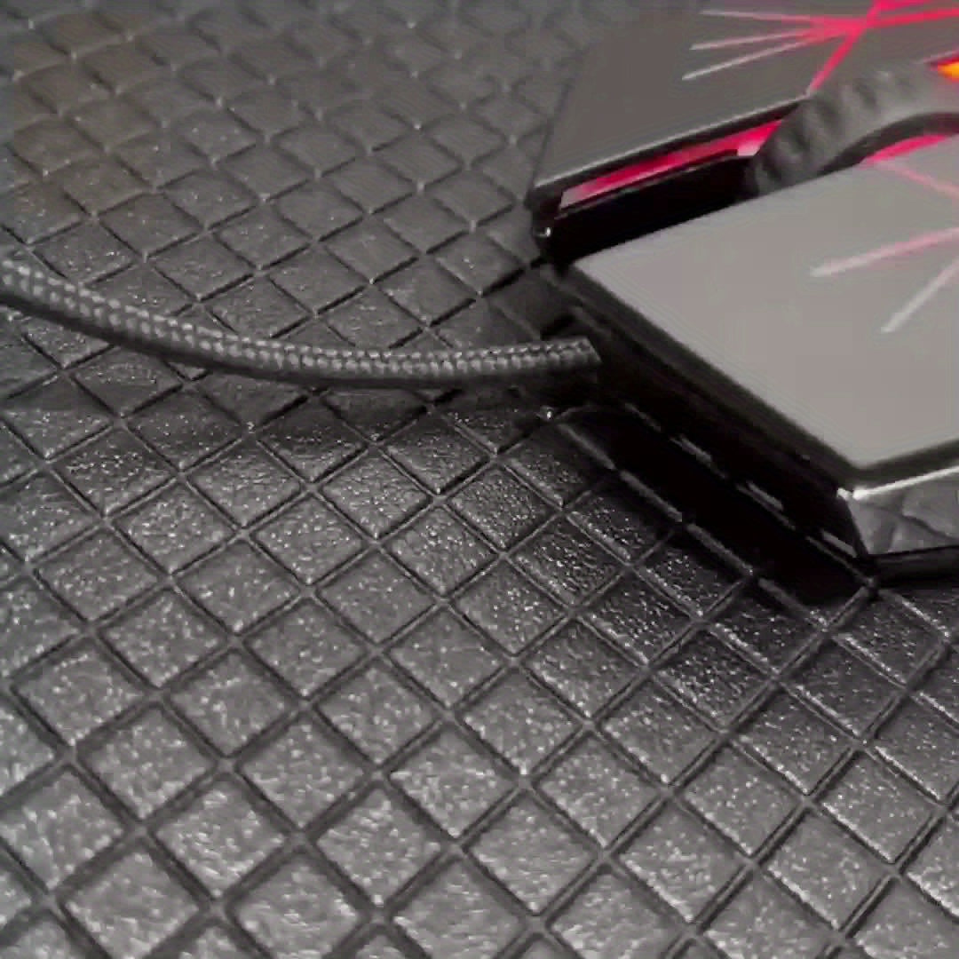 Mouse cablato argentato intagliato per giochi di eSport, macro silenziosa e sonora per mouse mangia-polli per desktop e laptop