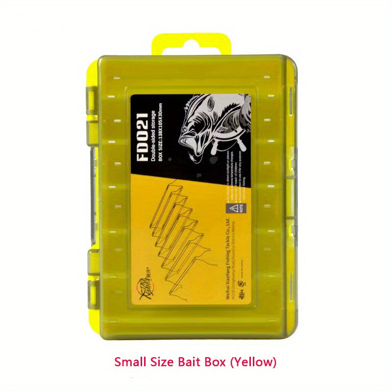 Organizza la tua attrezzatura da pesca con questa scatola portaoggetti multifunzionale a doppia faccia!