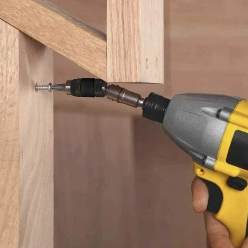 Punte per cacciavite ad anello magnetico esagonale da 1/4 ", utensili manuali per trapano, asta di prolunga per punte da trapano, supporto a cambio rapido, guida di azionamento, punta per trapano a vite