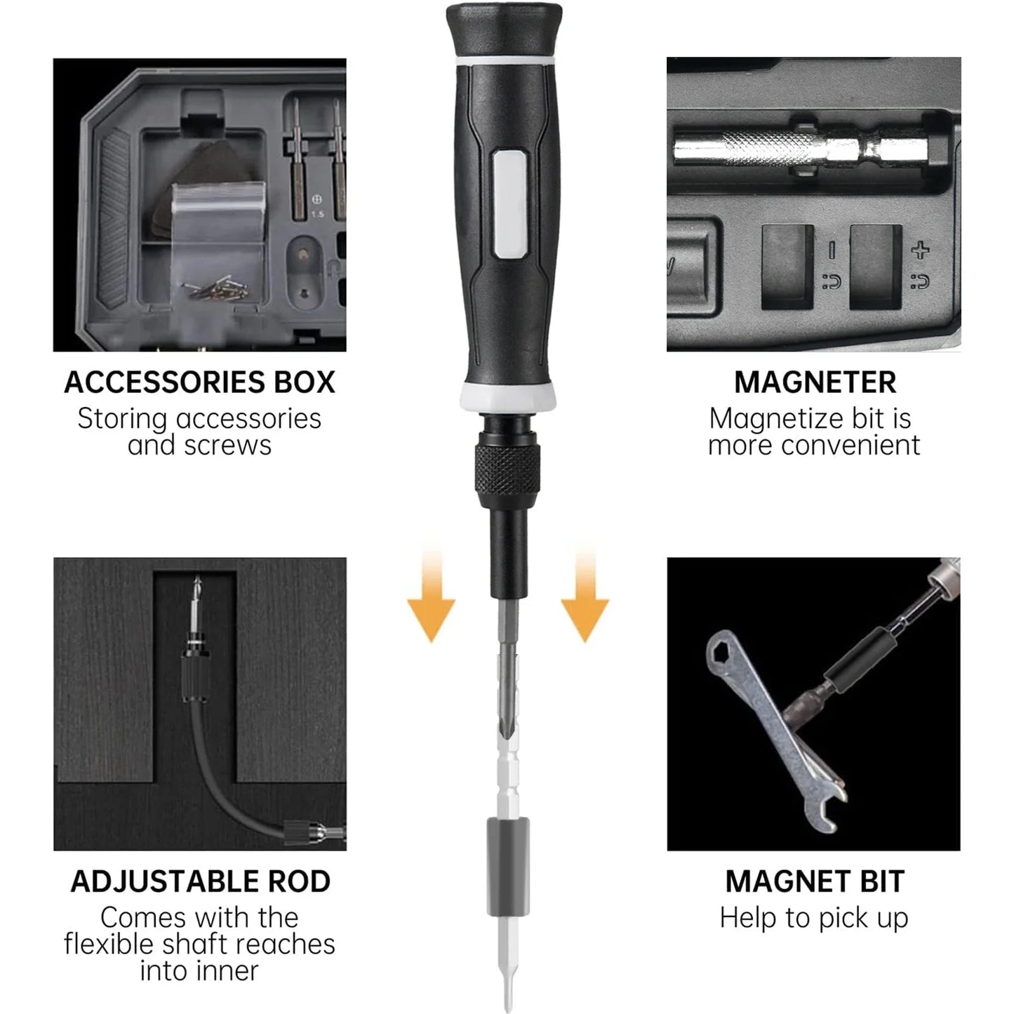 Set di cacciaviti di precisione, Kit di attrezzi per Laptop, Kit di riparazione di cacciaviti per Computer professionale 152/25 in 1 cacciavite Torx T5 T6
Torx Screwdriver