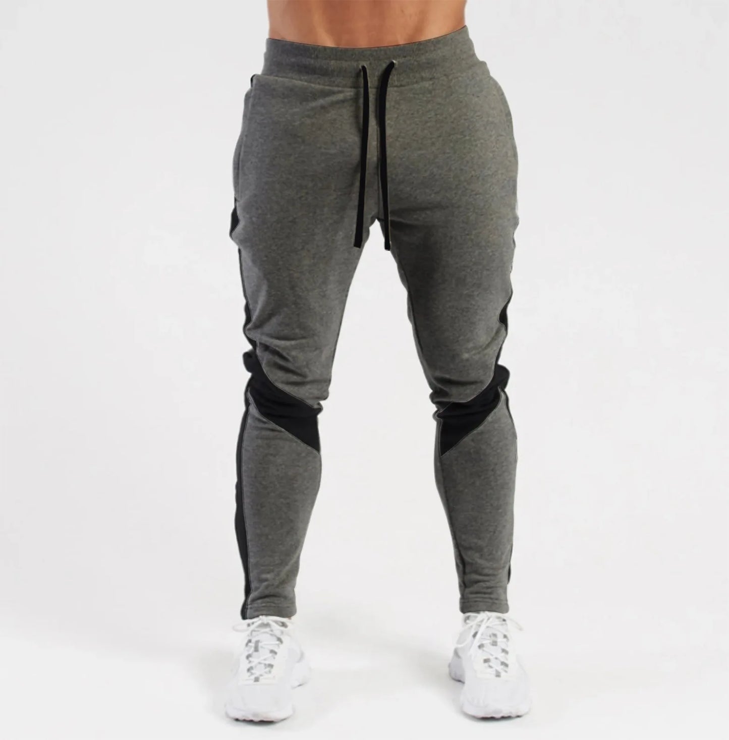Pantaloni casual larghi da uomo, nuovi, primavera/autunno 2025, a righe, traspiranti, a vita alta, con protezione per i piedi piccoli