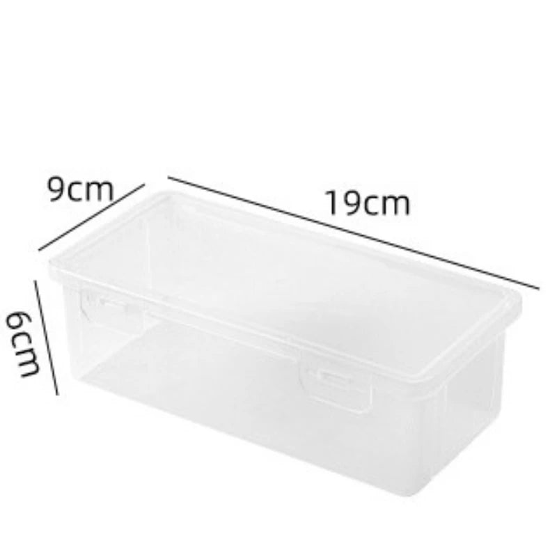 Scatola portaoggetti per matite di grande capacità, 2 pezzi, trasparente, per cancelleria, portapenne, matite colorate, custodia per penne da disegno e schizzi