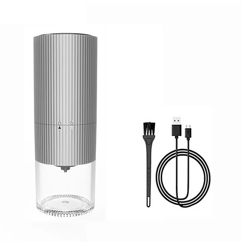 Macinacaffè elettrico con display a LED, polverizzatore per vernice da forno, macina pepe nero, macchina automatica portatile ricaricabile
