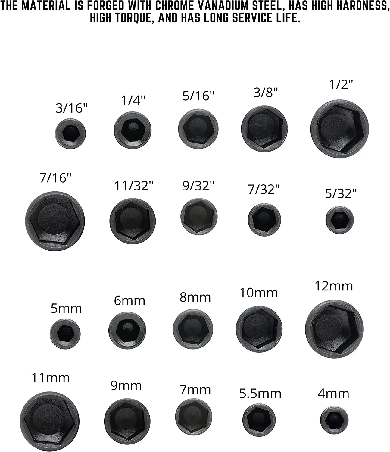 9 pz/set 5mm-13mm Prese Esagonali Manicotto Ugelli Dado Driver Set Set di Cacciaviti Schroevendraaier Set Bit Set Strumenti Chiavi a bussola