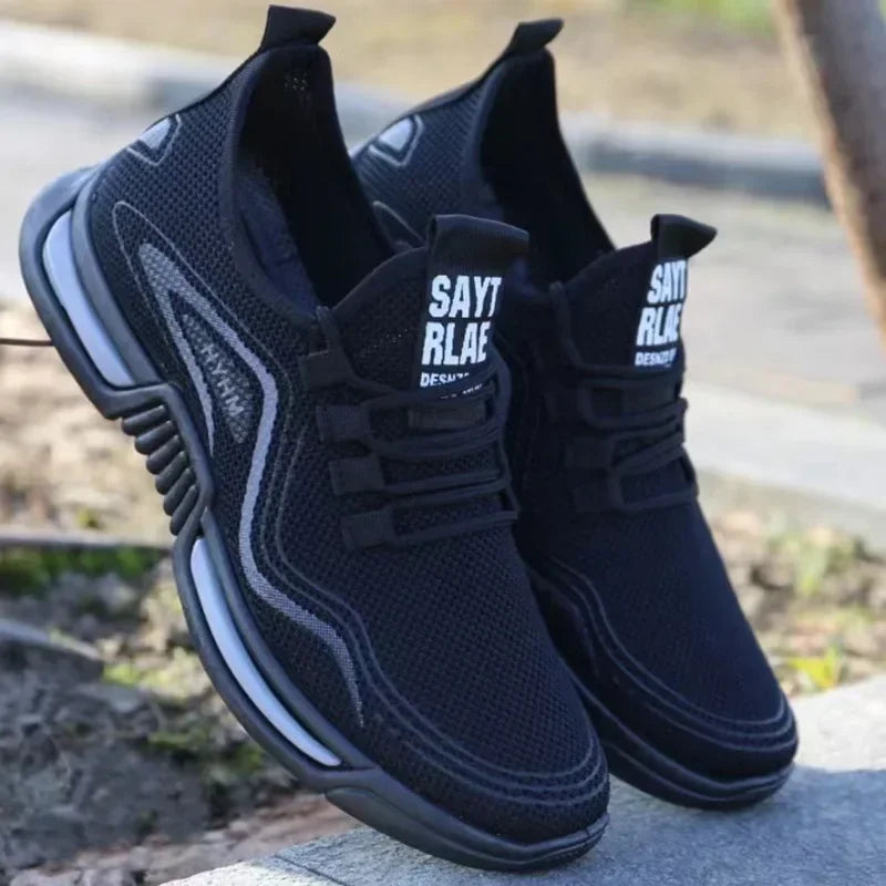 Scarpe da uomo Slip on Sneakers alla moda Scarpe da corsa sportive maschili Traspiranti Allenamento in palestra Scarpe da tennis da passeggio Scarpe da allenamento antiscivolo.
Men Shoes Slip on Fashion Sneakers Male Sport Ru