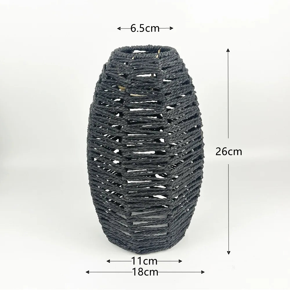 1 paralume intrecciato a mano in rattan, paralume per lampada a sospensione, per bar, hotel, lampada a sospensione per soffitto, per decorazioni di ristoranti e case