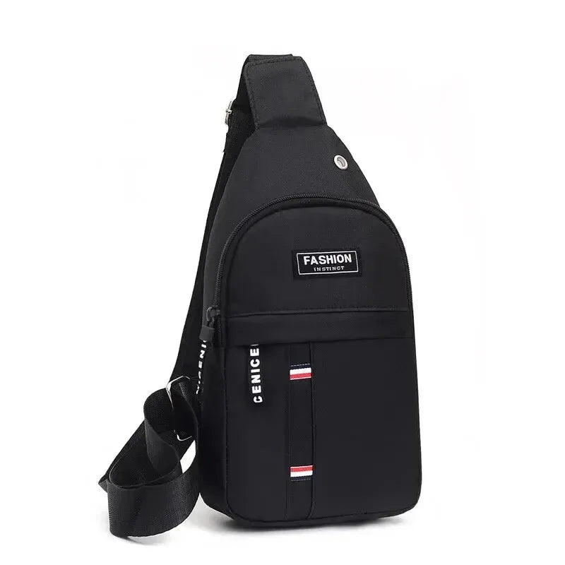 Borsa da uomo alla moda, comoda, casual, impermeabile, con tracolla regolabile, grande capacità, adatta per attività all'aperto