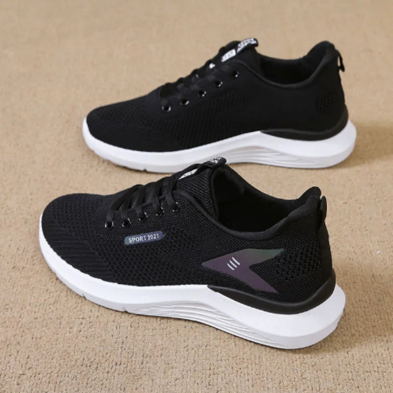 Spring and autumn multi-function soft sole for women's sneakers, comfortable casual running shoes breathable and anti-slip