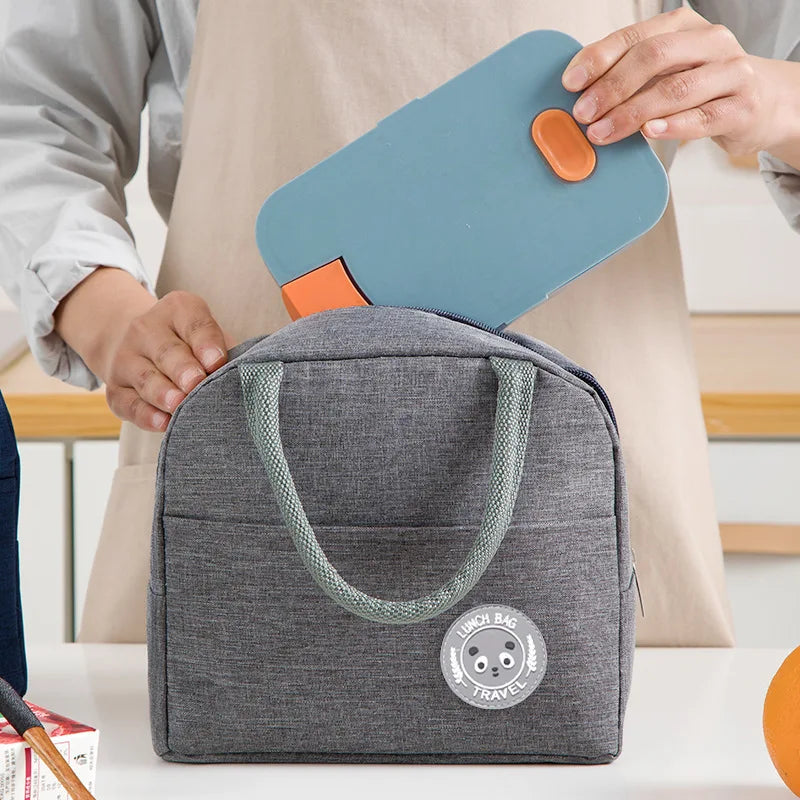 Borsa termica per il pranzo, Bento Pack isolante, Sacchetto di riso in alluminio, Confezione per pasti, Borsa termica per studenti, Borsa termica per il pranzo