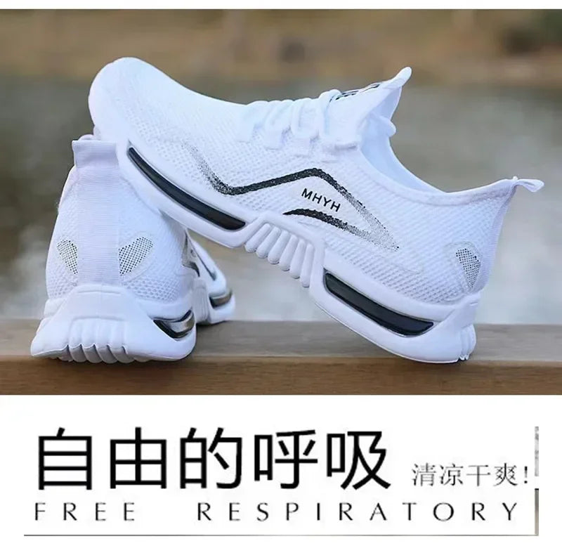 Scarpe da uomo Slip on Sneakers alla moda Scarpe da corsa sportive maschili Traspiranti Allenamento in palestra Scarpe da tennis da passeggio Scarpe da allenamento antiscivolo.
Men Shoes Slip on Fashion Sneakers Male Sport Ru