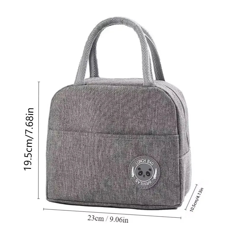 Borsa termica per il pranzo, Bento Pack isolante, Sacchetto di riso in alluminio, Confezione per pasti, Borsa termica per studenti, Borsa termica per il pranzo
