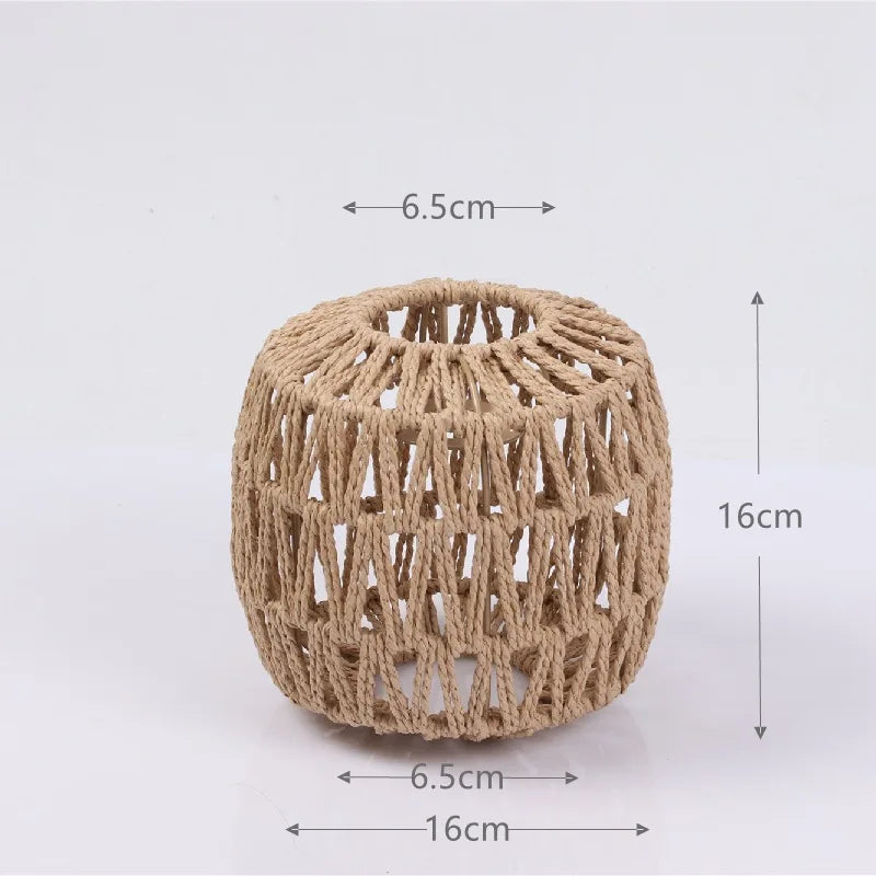 1 paralume intrecciato a mano in rattan, paralume per lampada a sospensione, per bar, hotel, lampada a sospensione per soffitto, per decorazioni di ristoranti e case