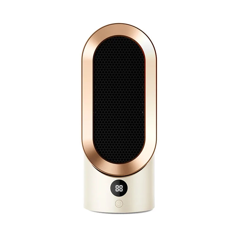 Riscaldatore portatile, termoventilatore elettrico, mini radiatore, macchina riscaldante da tavolo per l'inverno, riscaldamento in ceramica PTC per casa, camera da letto, ufficio
