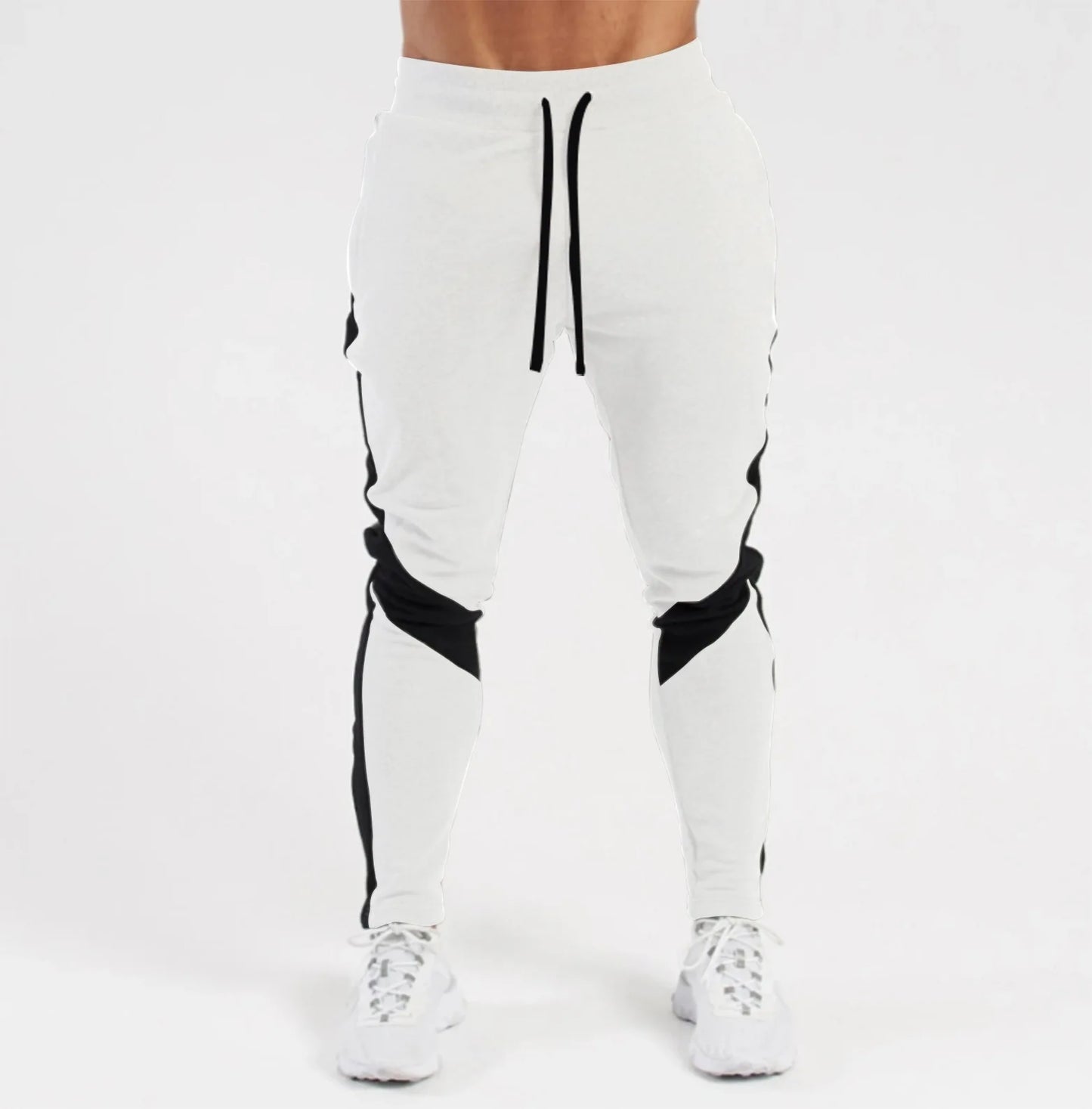 Pantaloni casual larghi da uomo, nuovi, primavera/autunno 2025, a righe, traspiranti, a vita alta, con protezione per i piedi piccoli