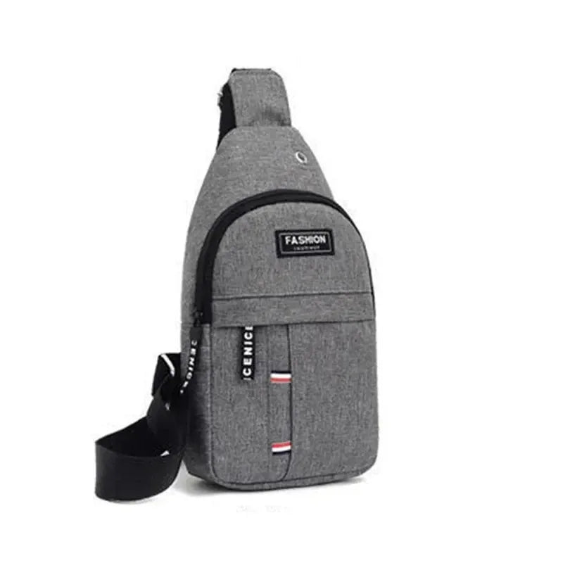 Borsa da uomo alla moda, comoda, casual, impermeabile, con tracolla regolabile, grande capacità, adatta per attività all'aperto
