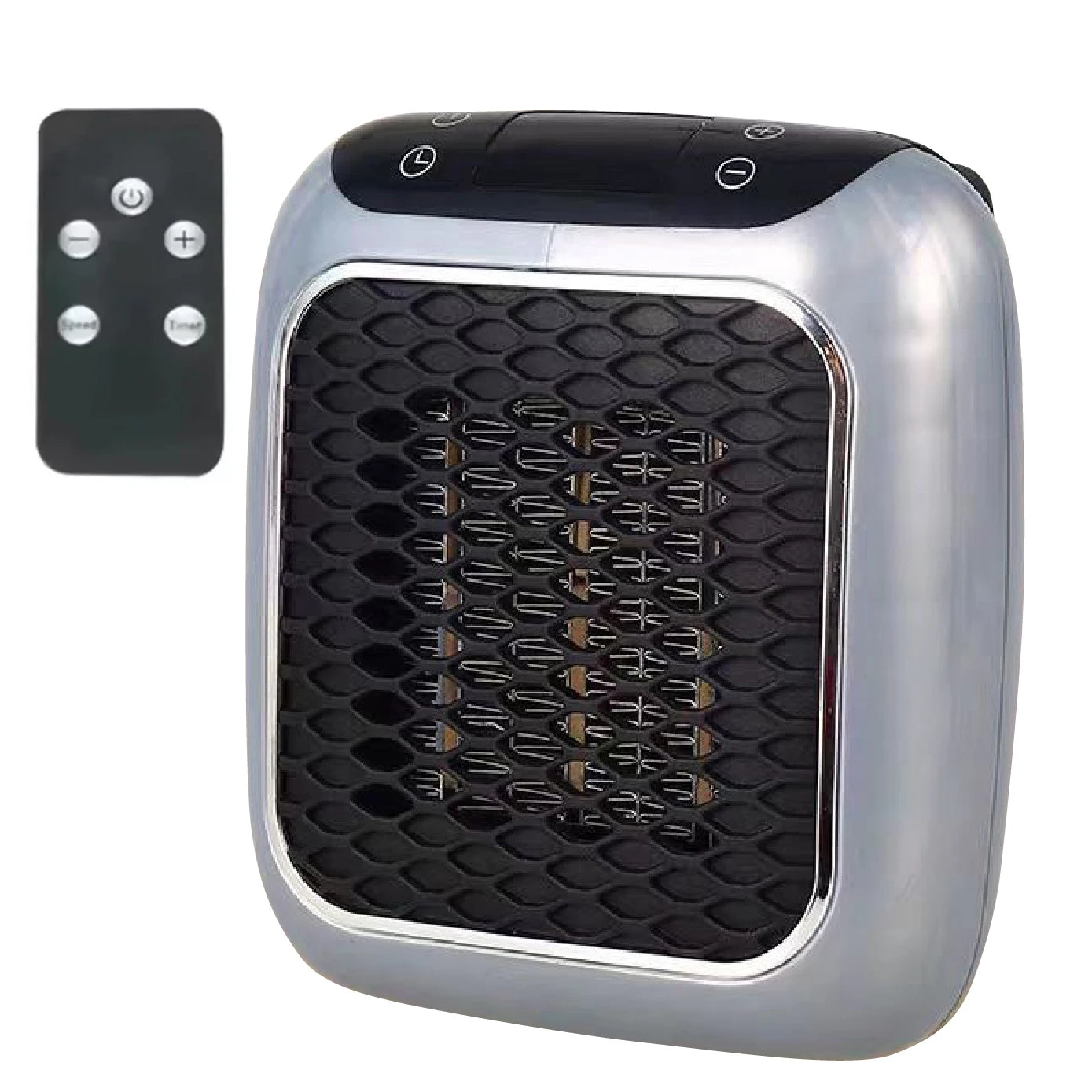 Mini riscaldatore più veloce per piccoli bagni domestici, ventilatori di riscaldamento, riscaldatore elettrico in ceramica PTC da parete con telecomando per uso domestico