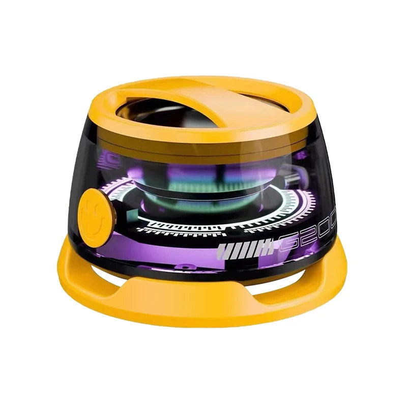 1/12
10.6K
Altoparlante Bluetooth magnetico da esterno Mini altoparlante stereo da viaggio portatile wireless con luce colorata RGB e supporto per telefono per Ios