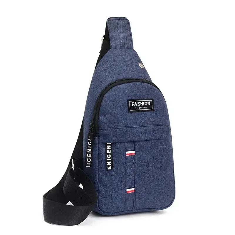 Borsa da uomo alla moda, comoda, casual, impermeabile, con tracolla regolabile, grande capacità, adatta per attività all'aperto
