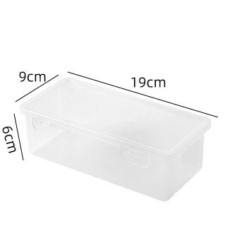 Scatola portaoggetti per matite di grande capacità, 2 pezzi, trasparente, per cancelleria, portapenne, matite colorate, custodia per penne da disegno e schizzi