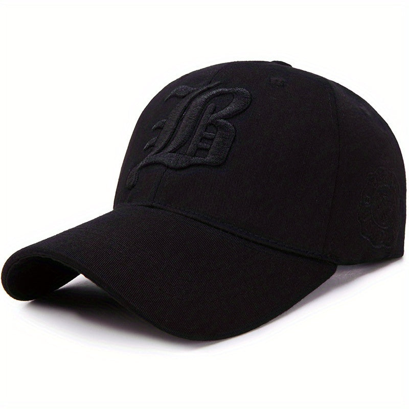 1 berretto da baseball ricamato alla moda, cappello da camionista leggero, regolabile e traspirante per pesca all'aperto, escursionismo, corsa, campeggio