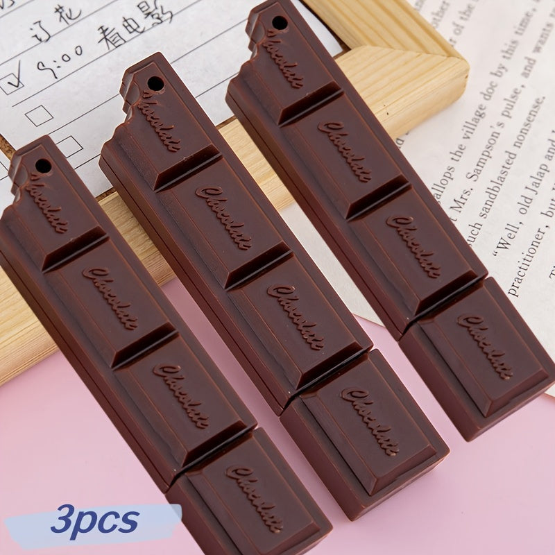 Penna a sfera con ricarica nera al cioccolato, simulazione di cibo, penna per scrivere, forniture per cancelleria, penna a sfera con ciondolo in corda, portatile e indossabile, carina