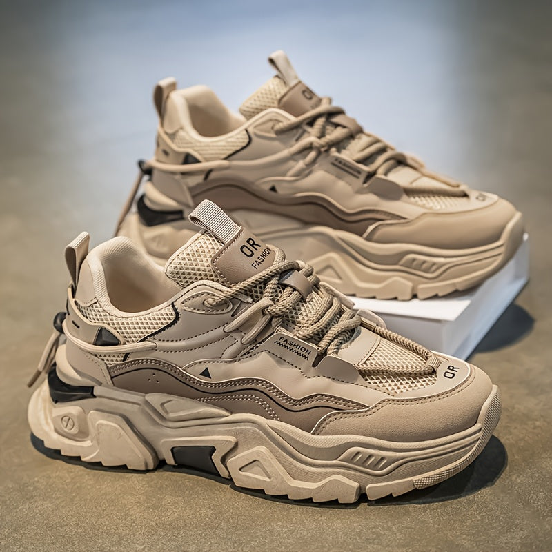 Men'S Cross-Training Shoes - Gym, Running, Casual Sneakers - Breathable Athletic Footwear with Cushioned Rubber Sole - All-Season Workout Shoes - Lace-Up Closure - Black - for Men, Gym Shoes, Sleek Sporty Design, Fabric Lined