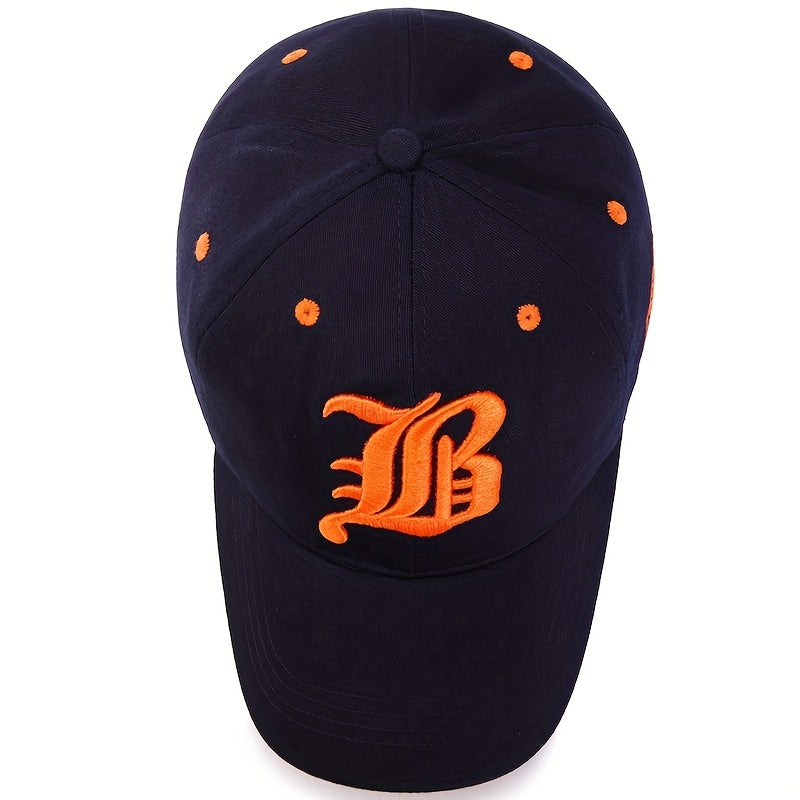1 berretto da baseball ricamato alla moda, cappello da camionista leggero, regolabile e traspirante per pesca all'aperto, escursionismo, corsa, campeggio