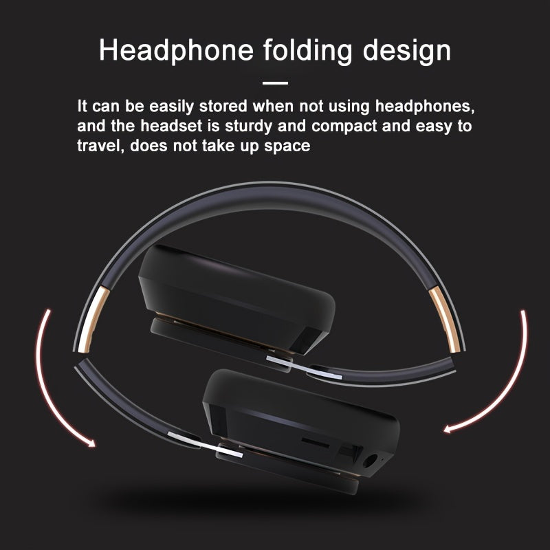 Cuffie wireless over-ear 07S con bassi surround, design pieghevole, batteria da 400 mAh - compatibili con la modalità wireless, supportano le modalità cablata/scheda TF/radio, ideali per sport, giochi, fotografia e altro, cuffie wireless
