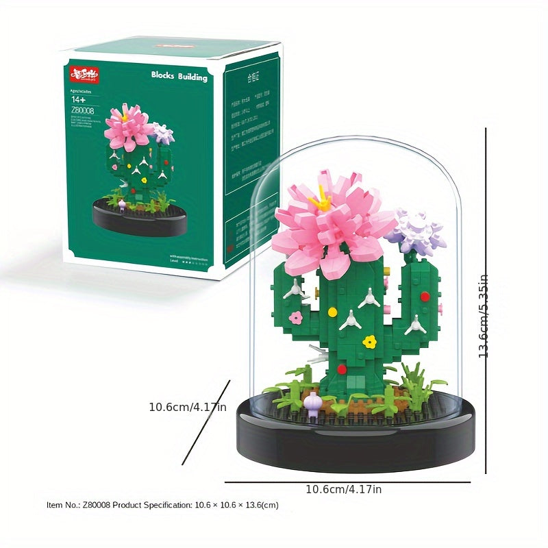 Costruisci il regalo perfetto per San Valentino: set di mattoncini compatibili Immortal Flower Rose Girl! Regalo di Pasqua, regalo di Pasqua, regalo di Natale e Halloween.