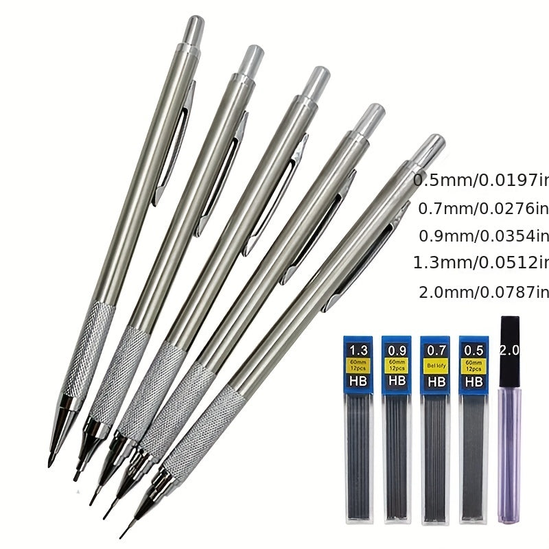 Matite meccaniche da 0,3 mm a 3,0 mm: HB per scrittura e cancelleria scolastica, perfette per gli studenti!
