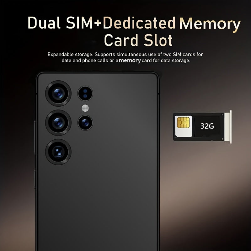 Ultimo telefono sbloccato da 17,27 cm con grande schermo 5G - 12 GB + 512 GB, doppia fotocamera da 48 MP + 108 MP, batteria da 6800 mAh, ricarica rapida, Android 13, cuffie, cavo di ricarica di tipo C, custodia, schermo