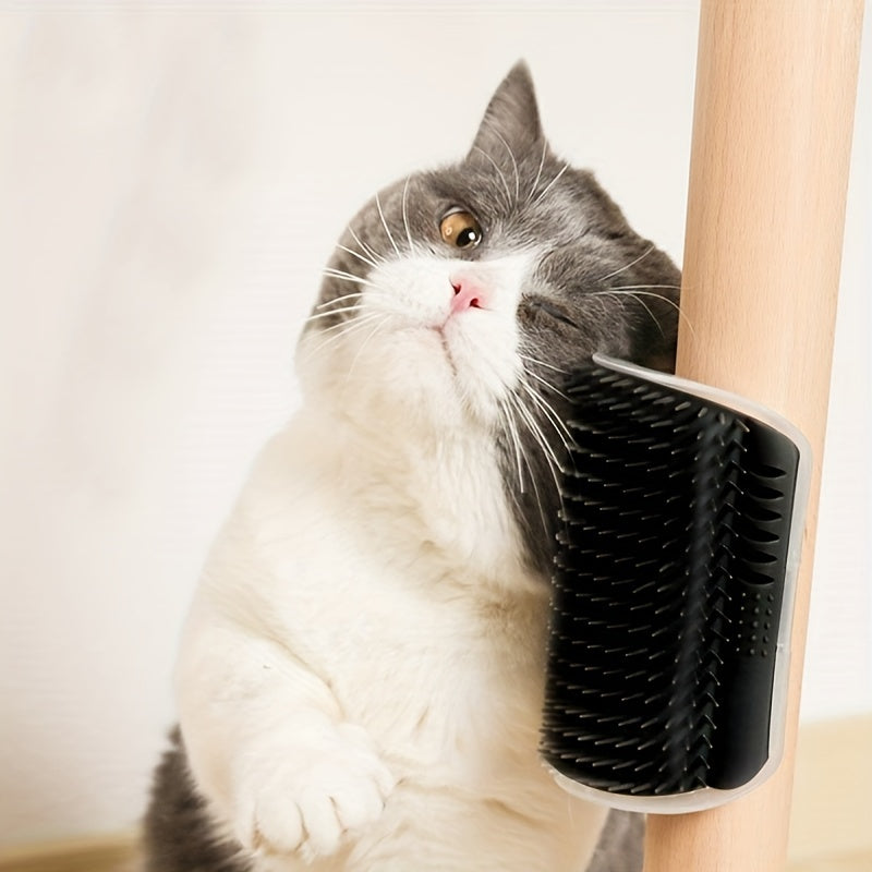 Toelettatore per gatti da parete con spazzola massaggiante - Perfetto per la toelettatura e il relax di gattini e cuccioli