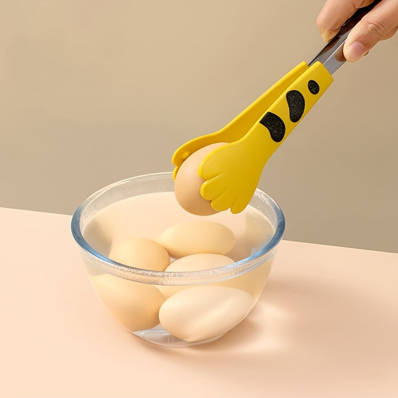 1 pinza per alimenti a forma di zampa di gatto, simpatiche pinze per pasti in cartone animato, pinze per barbecue in acciaio inossidabile, clip per panini, clip per cubetti di ghiaccio, pinze per zucchero, gadget da cucina