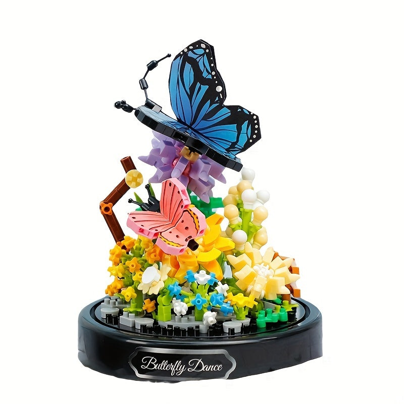 Costruisci il regalo perfetto per San Valentino: set di mattoncini compatibili Immortal Flower Rose Girl! Regalo di Pasqua, regalo di Pasqua, regalo di Natale e Halloween.