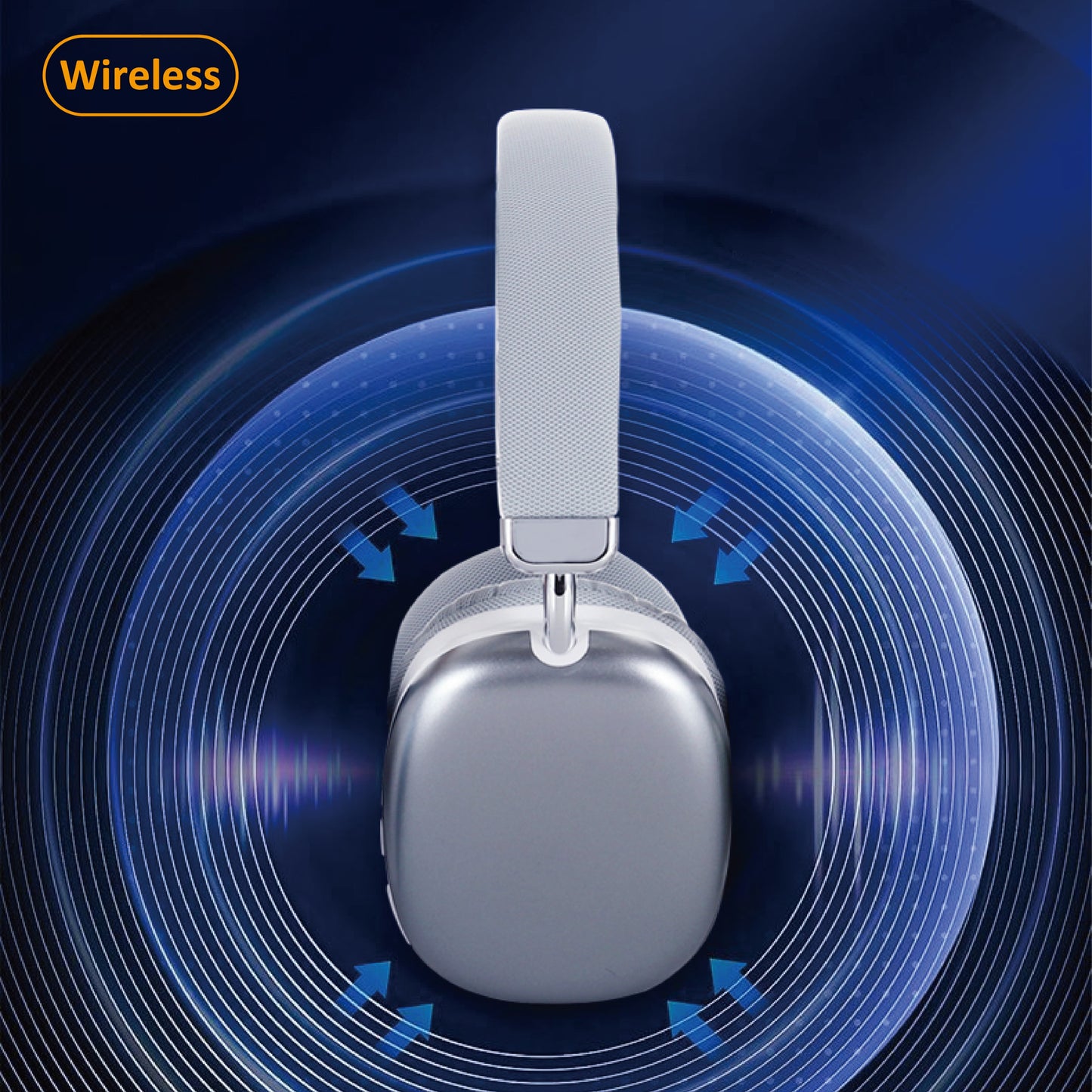 Cuffie wireless di alta qualità migliorate, auricolari pieghevoli leggeri con microfono integrato, compatibili con cavo audio da 3,5 mm, cuffie stereo per laptop, telefono da viaggio e lavoro, cuffie da gioco wireless iOS