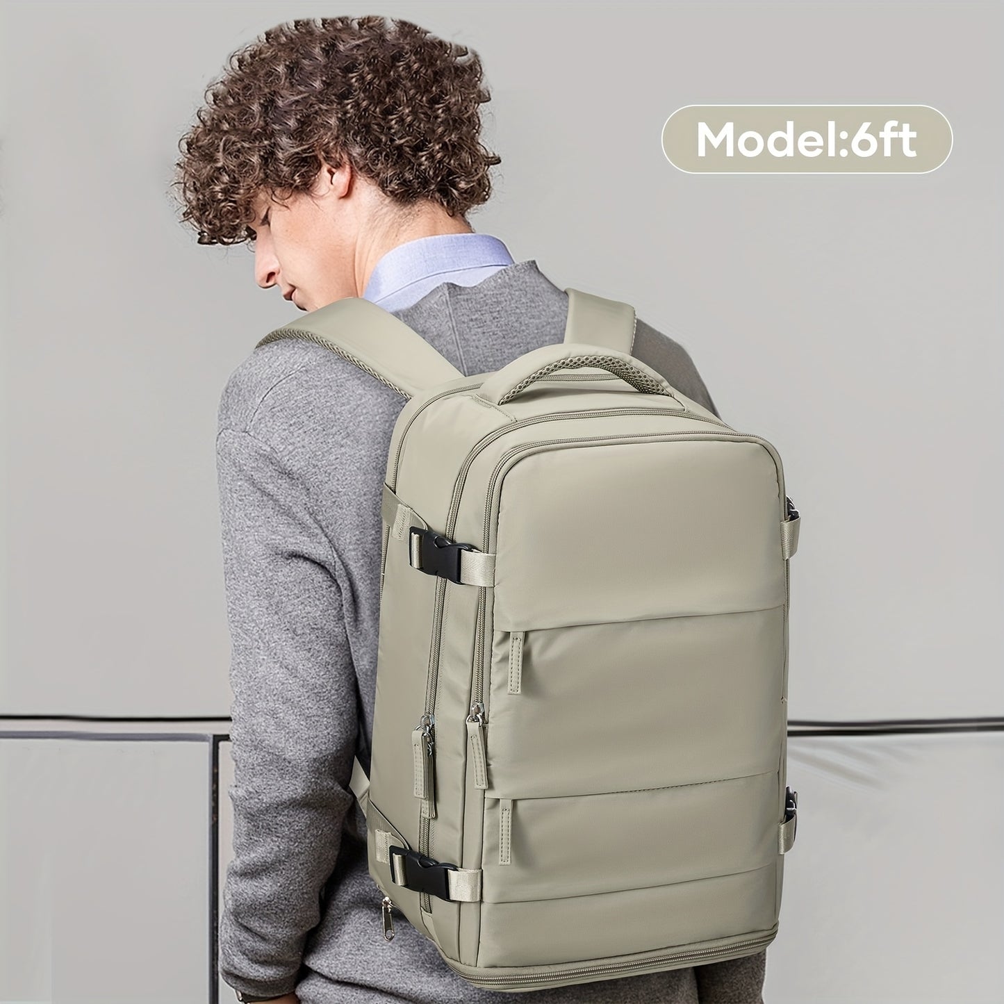 Zaino da cabina Ryanair 40x20x25 da mettere sotto il sedile, nuovo zaino da viaggio Easyjet, zaino da cabina, borsa da viaggio a mano, zaino casual, borsa da scuola, adatto per laptop da 35,56 cm