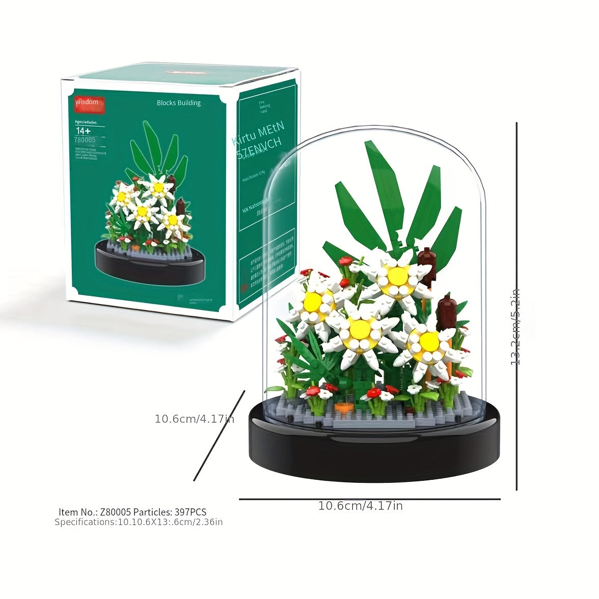 Costruisci il regalo perfetto per San Valentino: set di mattoncini compatibili Immortal Flower Rose Girl! Regalo di Pasqua, regalo di Pasqua, regalo di Natale e Halloween.