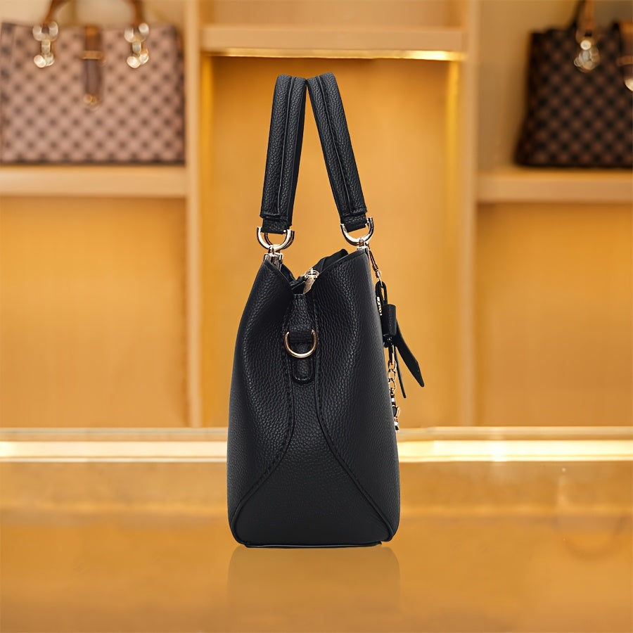 Borse con fiocco per donna, borsa a tracolla alla moda con portamonete, borsa a tracolla con manico superiore per l'ufficio